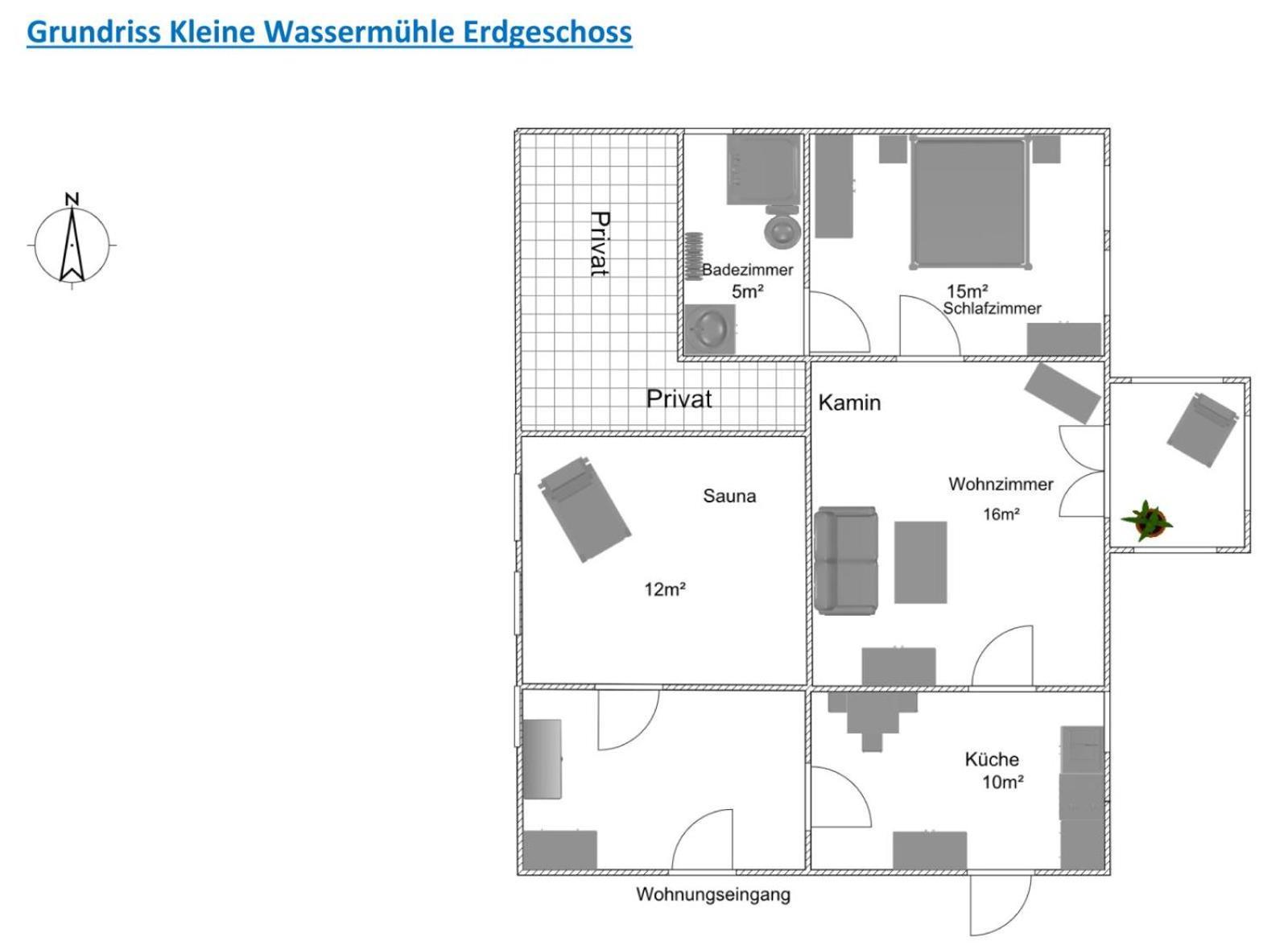 Ferienhaus Naturlich Wassermuhle Kappeln Ngoại thất bức ảnh
